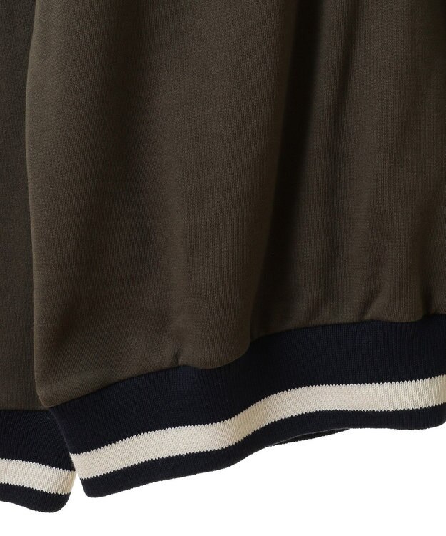 CRAFT STANDARD BOUTIQUE 【ユニセックス】裏毛ハーフジップスウェット Khaki