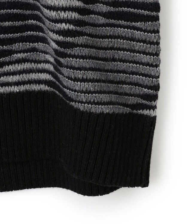 JOSEPH HOMME モロッカンブラインドジャガード　クルーネックニット ブラック系5