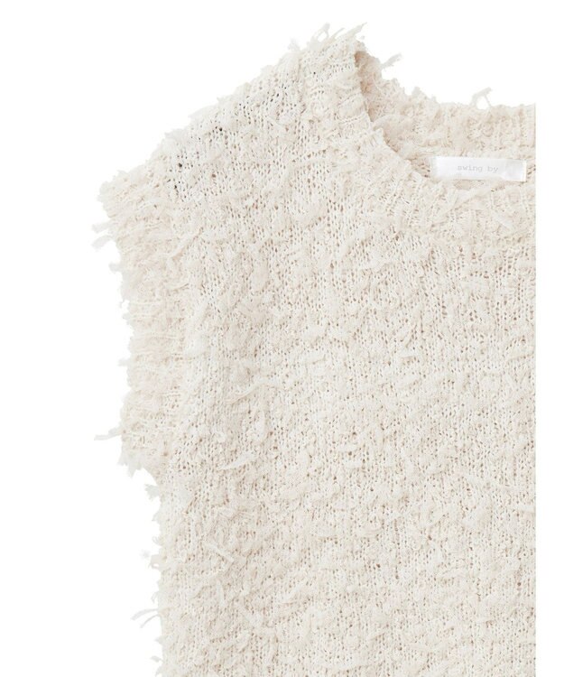 Green Parks ・ｓｗｉｎｇ　ｂｙ　チュールヤーンプルオーバー Ivory