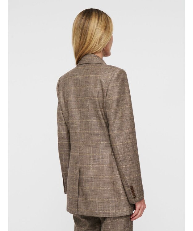 JOSEPH ウールバンブー　ダブルブレステッドジャケット Escargot Mel