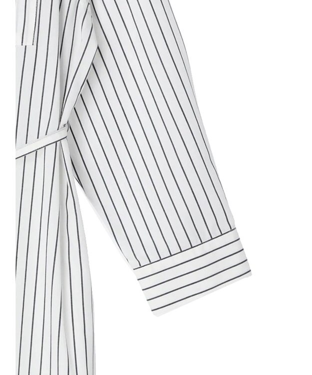 Green Parks ミドル丈シャツワンピース Navy