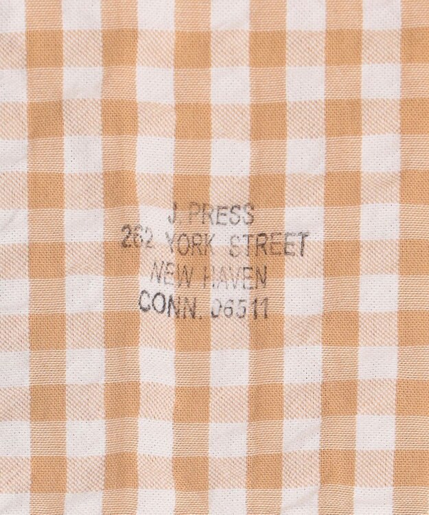 J.PRESS MEN 【WEB・一部店舗限定】サッカーギンガムチェック シャツ/B.D イエロー系3