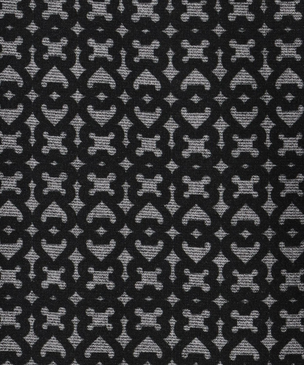 23区GOLF 【MEN】裏起毛ジャージーパンツ ストレッチ モノグラム 上品スタイル ブラック系5