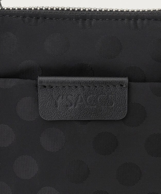 Y'SACCS ドットジャカード　ミニポシェット ブラック