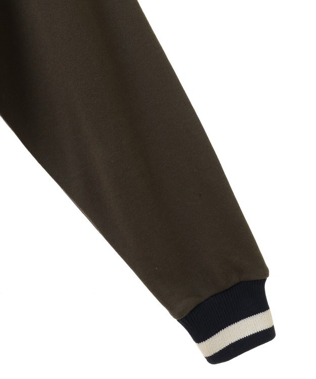 CRAFT STANDARD BOUTIQUE 【ユニセックス】裏毛ハーフジップスウェット Khaki