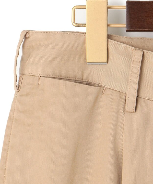 J.PRESS MEN ギザツイルワンタックワイドパンツ ベージュ系