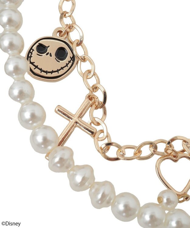 earth music&ecology ナイトメア／レースリボン付きチャーム Gold