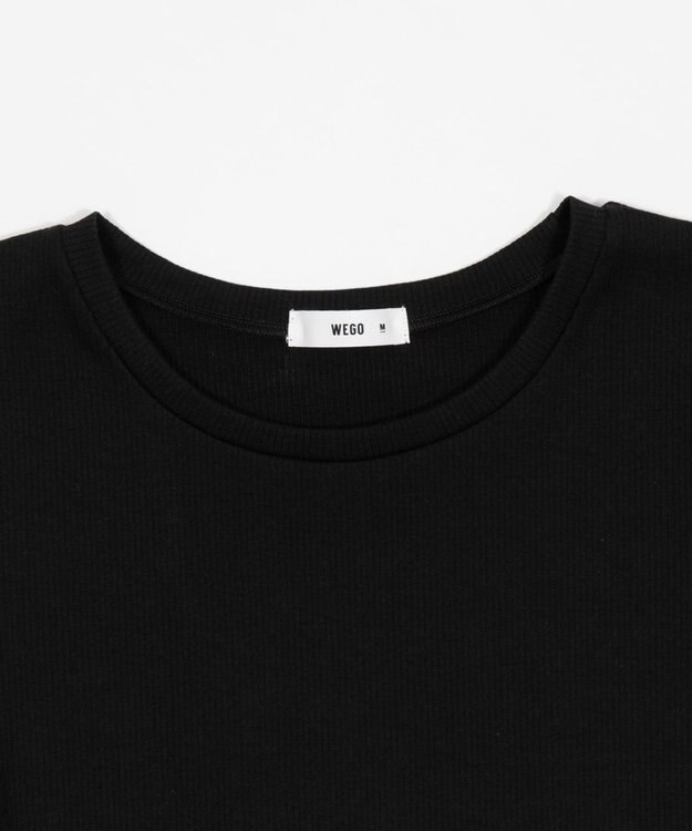 WEGO コンパクトリブT ブラック