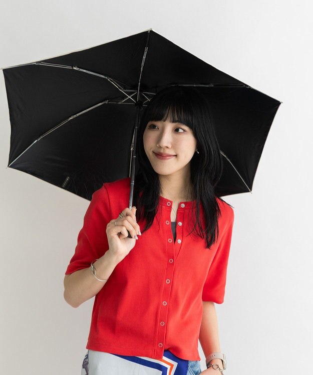 AMERICAN HOLIC 【AH×Wpc.】ポーチ付き折りたたみ傘 Beige