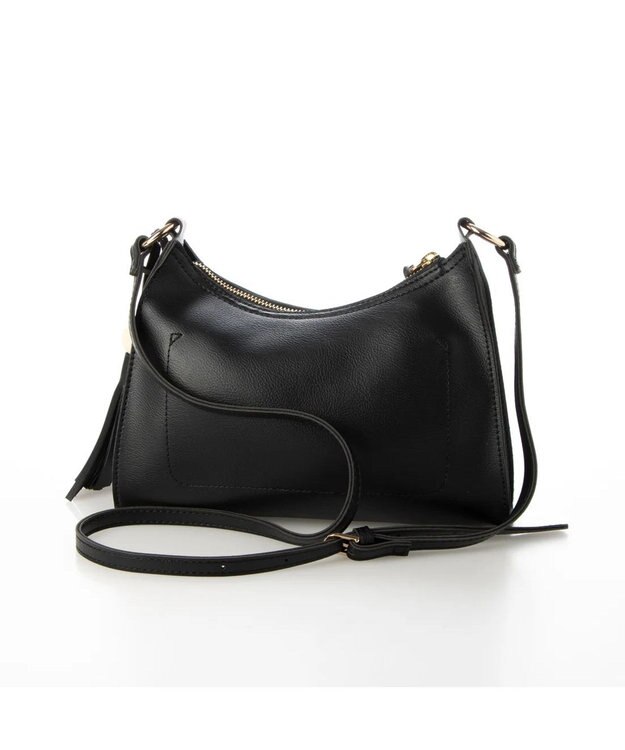 UNBILLION cachecache ウッドボールタッセルショルダー ブラック