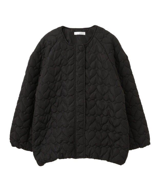 Green Parks ・ｓｗｉｎｇ　ｂｙ　ハートキルトコクーンブルゾン Black