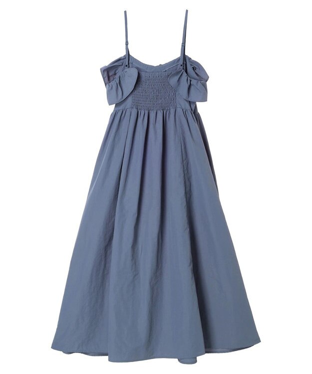 Green Parks ・ＳＵＧＡＲ　ＳＰＯＯＮ　フリルキャミワンピース Blue