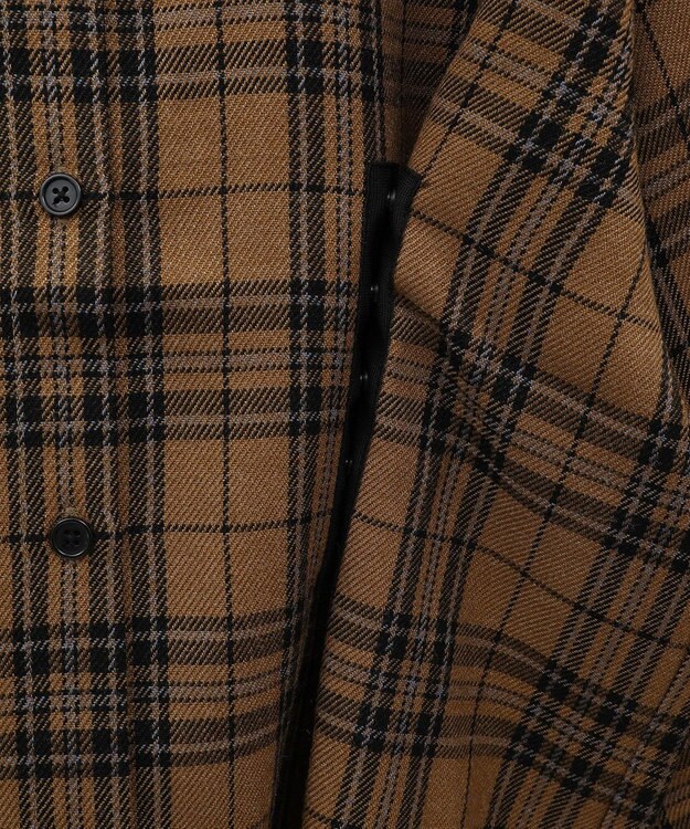 Green Parks ウエストタック２ＷＡＹシャツブルゾン Brown