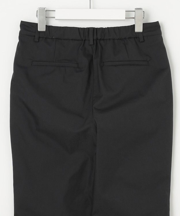 J.PRESS LADIES L 【洗える・撥水】中空タスランチノ テーパード パンツ ブラック系