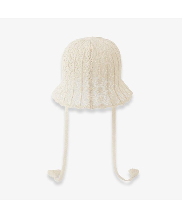 林八百吉商店 un chapeau スカラップサーモハット アイボリー