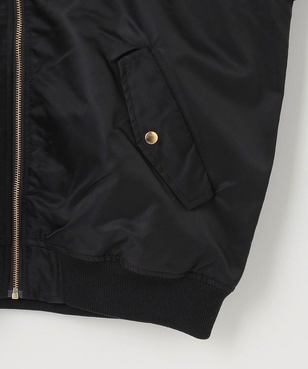 ANY 【撥水/洗濯機可】ＭＡー１ブルゾン ブラック