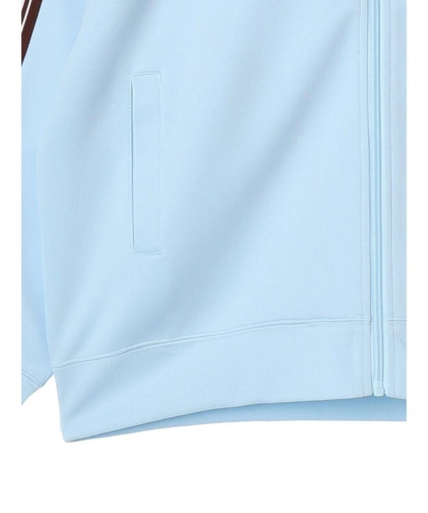 earth music&ecology スポーティー袖ラインブルゾン Sax