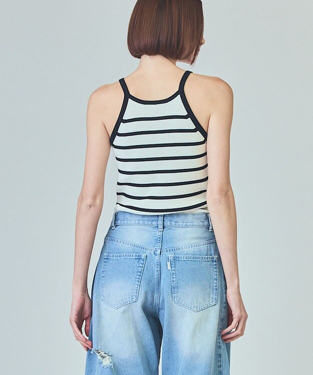 GRACE CONTINENTAL アメスリニットキャミ バイカラー