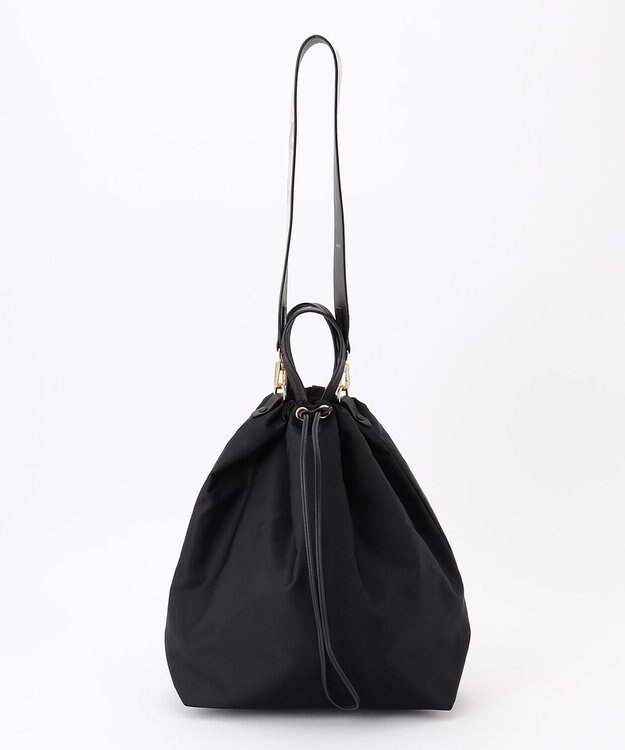 23区 ORSETTO ナイロン ショルダー バッグ ブラック系