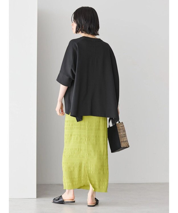 AMERICAN HOLIC 接触冷感ポンチョシルエットポンチプルオーバー Black