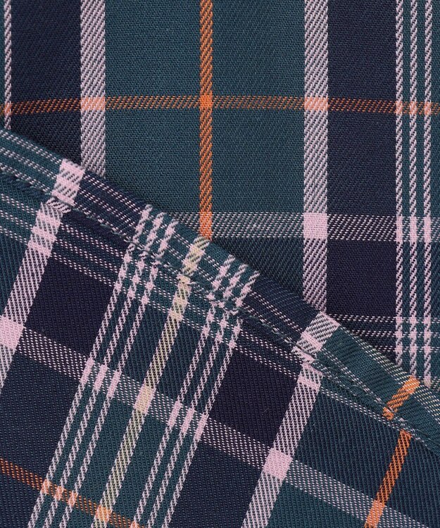 組曲 KIDS 【110-140cm】ブリティッシュ ブラウス グリーン系3