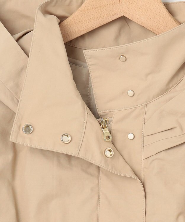 組曲 【WEB限定・取り外せるライナー付き】ライトタッサージャケット ベージュ系