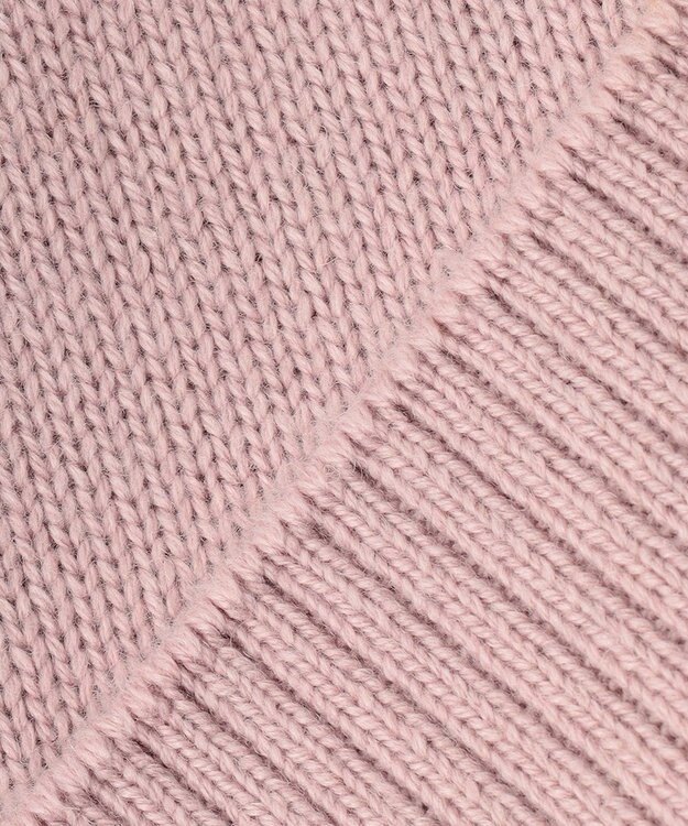 ANY 【洗濯機可】ラムウールVネック カーディガン ピンク