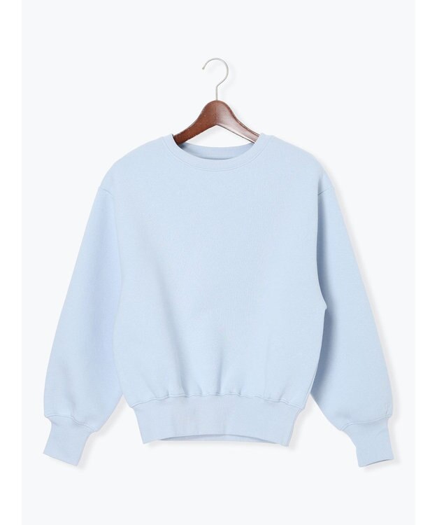 Te chichi ワンポイント刺繍裏起毛プルオーバー サックスブルー