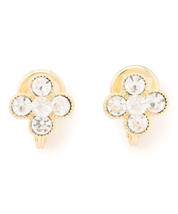 TOCCA WITH FLORA 2WAY EARRINGS イヤリング ゴールド系