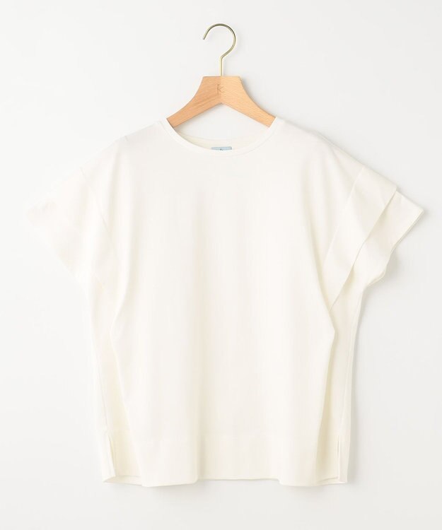 組曲 S IZAコットンドルマンスリーブ Tシャツ アイボリー系