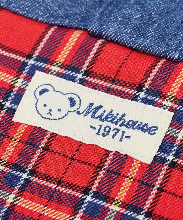 MIKI HOUSE HOT BISCUITS 【ミキハウス】 ミキハウスベア 上履き袋 赤