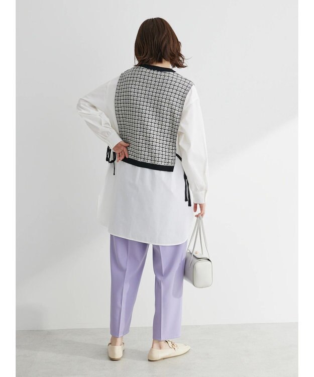 Green Parks アンクル丈／選べる美脚みえパンツ Lavender