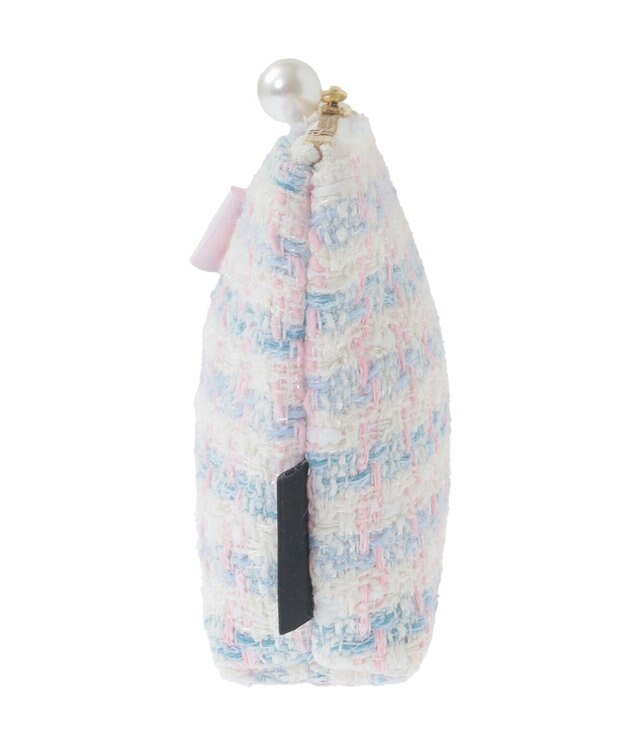 Maison de FLEUR LINTONツイードポーチ Off White