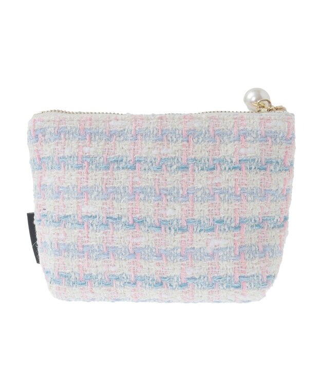 Maison de FLEUR LINTONツイードポーチ Off White