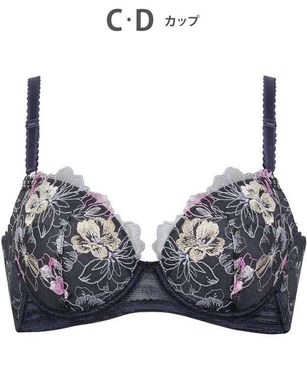 Wing ブラジャー 背中の段差をスムージング バストの脇流れをブロック 脇高設計(バック) 【後ろ姿きれいブラ】 ブラ KB2718 ウイング／ワコール コン