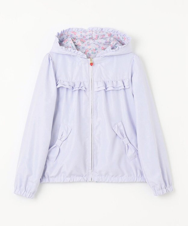 ANY KIDS 【チェリーベリーシリーズ】シャカシャカ リバーシ ブルゾン サックスブルー