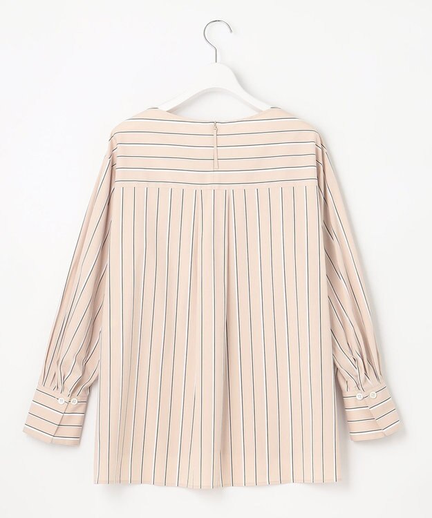 自由区 【XSサイズ～/洗える】SOMELOSシャーティング プルオーバーブラウス ベージュ系1