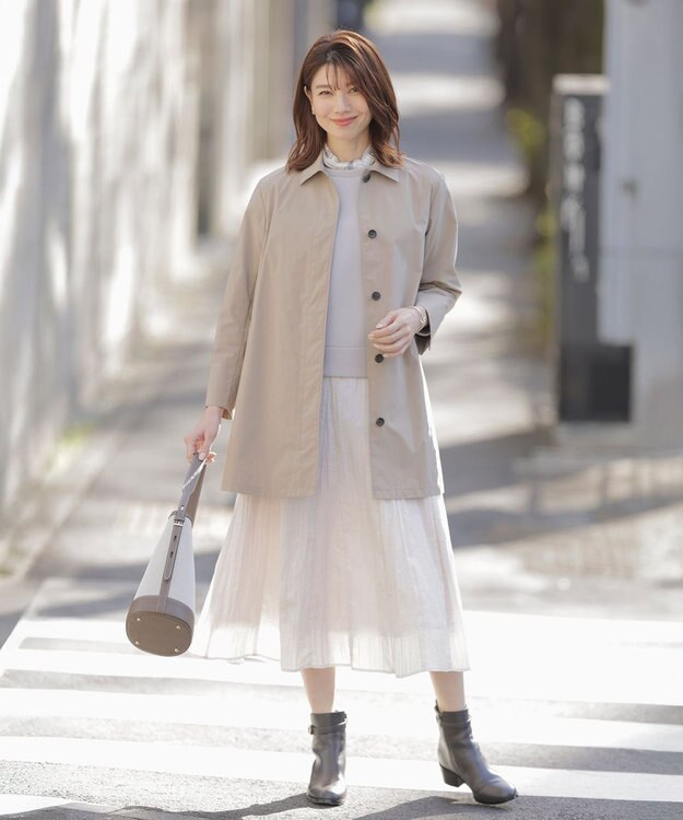 J.PRESS LADIES ダンボールジャージー カットソー グレー系