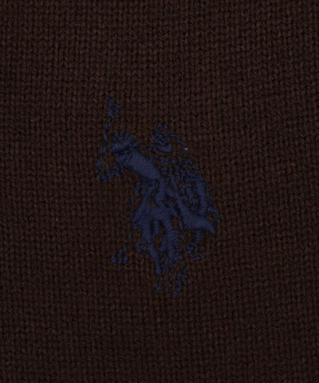 WEGO 【25年秋冬新作/ユニセックス着用ITEM/MLサイズ展開】別注USPOLOニットポロ グレー