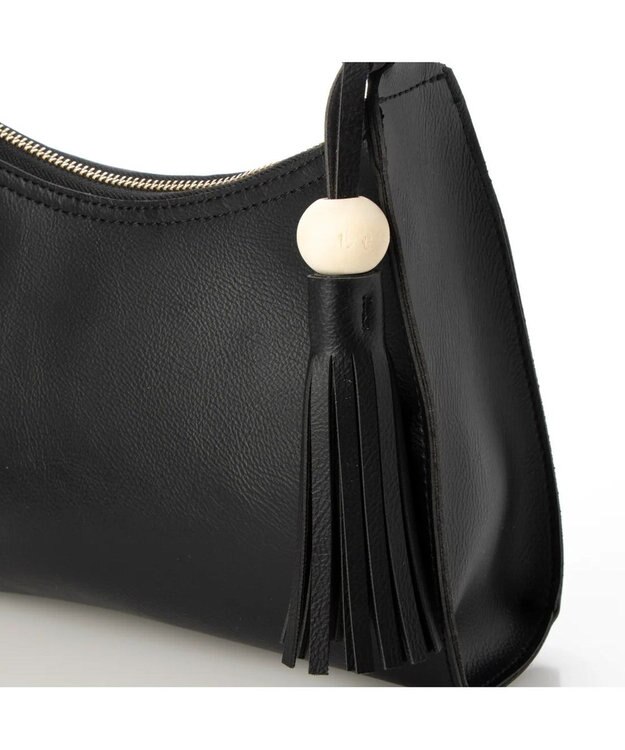 UNBILLION cachecache ウッドボールタッセルショルダー ブラック