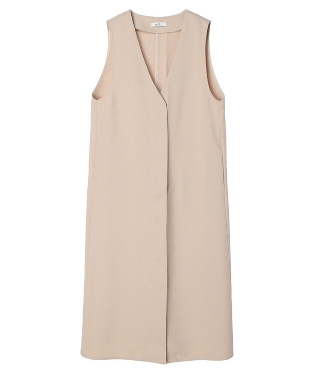 earth music&ecology フロントジップジャンスカ Beige