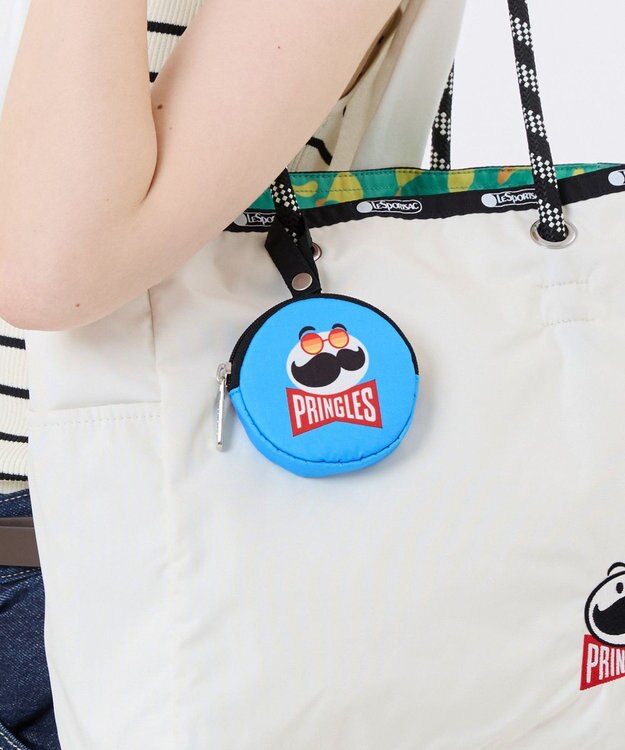 LeSportsac MINI ROUND CHARM/プリングルズチャームブルー プリングルズチャームブルー