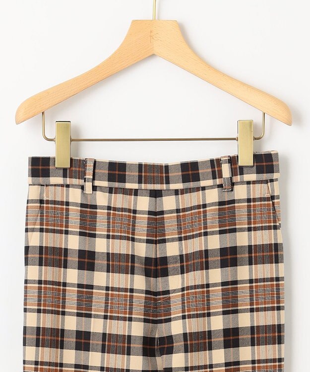 組曲 【WEB限定カラーあり】ウールライクストレッチ イージーパンツ ベージュ系3