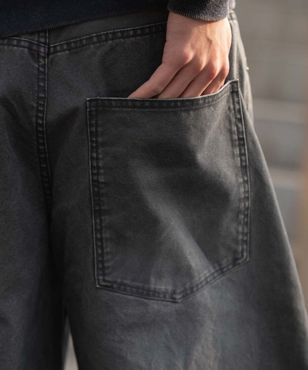 WEGO チェーン付きバルーンパンツ スミクロ