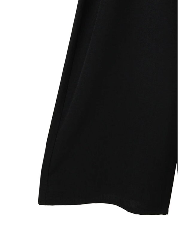 Green Parks 冷やっとすずやかウエストドロストサロペット Black