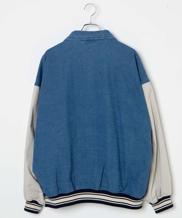 WEGO ヴィンテージスタジャン デニム淡色