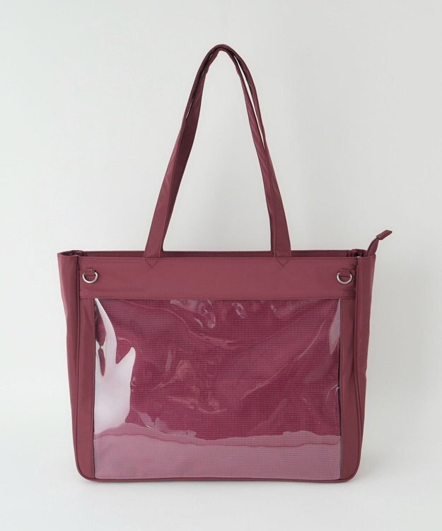 WEGO 【痛バ＆推し活グッズ】ときめきプレーン痛バッグL ワイン