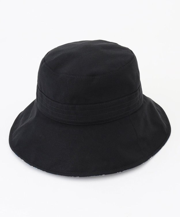 J.PRESS LADIES 【洗える・畳める】 LIBERTY リネン ハット ブラック系