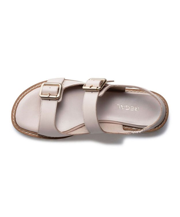 REGAL FOOT COMMUNITY 【リーガルレディース】F28R ダブルバックルサンダル サンダル アイボリー