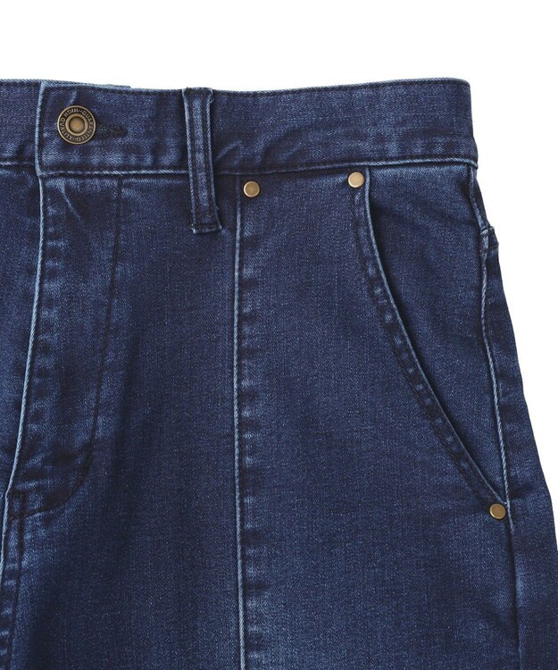 CRAFT STANDARD BOUTIQUE 裏起毛デニムワイドストレートパンツ Indigo